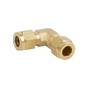 Codo de compresión de latón OEM ODM, adaptador de tubería hexagonal forjado para sistemas de agua - Product Image 1
