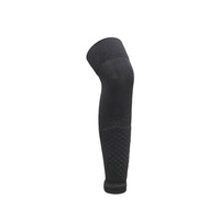 Jambières de compression élastiques à manches longues pour hommes Protège-tibias de football Chaussettes de mollet pour l'entraînement sportif Protection des jambes