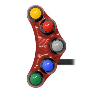 Interrupteur de guidon gauche pour Suzuki GSX-R1000 2017/2021 (rouge) - Product Image 1