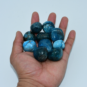 Pietre preziose all'ingrosso 20-30mm <span class=keywords><strong>Apatite</strong></span> burattate per la decorazione - Product Image 6