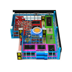Parque de Trampolines Infantil de Aventura al por Mayor, Área de Juegos Interior con Trampolines y Juegos Blandos para Niños en Centro Comercial - Product Image 1