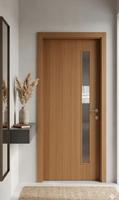 Wooden Design Hardwood Entry Door with Premium Natural Timber for Mansion And Villa In Dream House