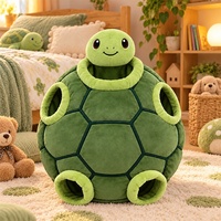 Coussin géant en peluche en forme de carapace de tortue personnalisable pour bébés, enfants et adultes – Vente en gros