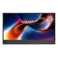 Écran tactile portable 15,6 pouces IPS LCD Full HD 1080P 60Hz, design ultra-fin, boîtier en alliage d'aluminium, interface Type-C, pour le jeu