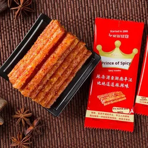 Strisce morbide piccanti principe 360g 20 sacchetti snack piccanti di cereali salati speciali Hunan nostalgici snack di oggetti caldi di celebrità su Internet - Product Image 2