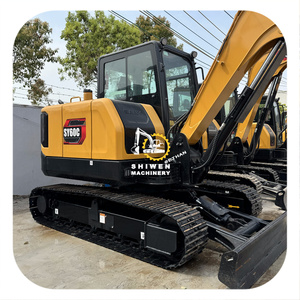 Offre Spéciale Mini-Excavatrice SY60C 6 Tonnes d'occasion Sany SY60C Excavatrice Hydraulique sur Chenilles Faible Kilométrage SY60C SY55 SY60 SY75 95% Neuve Pas Cher - Product Image 1