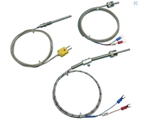 Sensor Suhu Yezon 3-Kawat 4-Kawat PT100/PT1000 RTD Tipe K S B E J T Wre Cu50 Termokopel OEM Dapat Disesuaikan