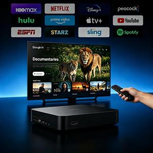 Smart TV Box con Android 14 Compatible con Múltiples Programas de <span class=keywords><strong>IPTV</strong></span> y OTT - Product Image 1