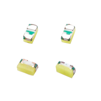 LED SMD HQG 0805 Super Lumineuses, Lampes Blanches Ultra Brillantes 1.0*0.5*0.4mm, Broche Interne, Lentille Diffuse Jaune, Garantie 3 Ans pour la Couleur