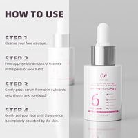 Sérum Visage Anti-âge Éclaircissant et Raffermissant Bio à la Vitamine C et E, Exfoliant Anti-taches Brunes, Marque Privée (6 en 1)