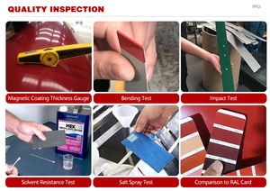 Directo de fábrica Z275 <span class=keywords><strong>PPGI</strong></span> Bobina de acero galvanizado prepintado recubierto de color para soldadura de corte doblado con certificado BIS - Product Image 5