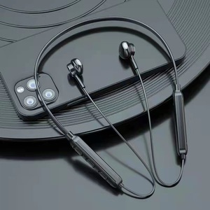 Earphone BT5.0 nirkabel, harga murah headphone lari olahraga Magnet portabel earbud tanpa kabel <span class=keywords><strong>Headset</strong></span> kalung - Product Image 2