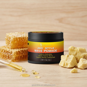 Pommade Coiffante 360 Waves en Gros au Beurre de Karité <span class=keywords><strong>pour</strong></span> <span class=keywords><strong>Cheveux</strong></span> Africains – Crème Définissante et Améliorante <span class=keywords><strong>pour</strong></span> l'Entraînement des Ondulations 113g - Product Image 2