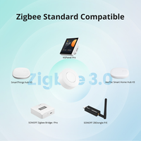 Interrupteur sans fil Zigbee SNZB-01P SNOFF, commande de scènes bidirectionnelle via EWeLink pour maison intelligente, compatible avec Alexa B329
