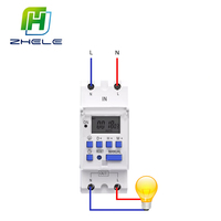 Minuteur programmable numérique 7 jours 24 heures 220V 230V, relais temporisé CA 220V 230V 12V 24V 48V 16A