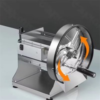 Elektrische 220V Groente & Fruit Cutter Voedselverwerkende Machine Snijmachine Chopper Voor Aardappelen Komkommers Citroenen Appels Tomaten