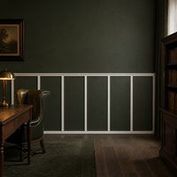 Panel Dinding Anti Jamur Ringan Tahan Air PS Wainscoting, Pelapis Dinding, Penutup Dinding Grosir untuk Dekorasi Interior Villa