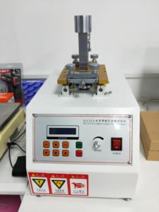 ISO 11640 Standard Lederfarbebeständigkeitsprüfgerät |   für Nass- und Trockenreibtest |   Laborausrüstung von Zhongli Instrument - Product Image 2