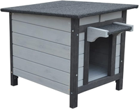 Nichoir extérieur écologique en bois pour lapins, maison moderne pour chats, habitat pour petits animaux, cage en bois massif résistante aux intempéries, amovible