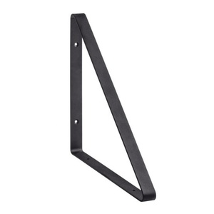 Rustic Triangle Black <strong>Shelf</strong> Brackets <strong>Wall</strong> <strong>Mounted</strong> Heavy Duty <strong>Shelf</strong> Support Floating <strong>Shelf</strong> - Product Image 2