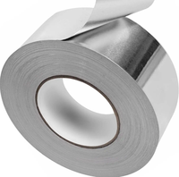 Ruban adhésif en aluminium robuste, résistant à la chaleur, imperméable, pour réparation de conduits, étanchéité, isolation de toiture HVAC