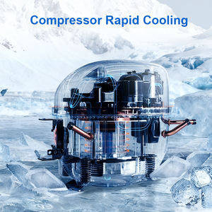 Réfrigérateur portable pour voiture, congélateur 15L, 18L pour le camping, camion, voiture, réfrigérateur portable à refroidissement rapide - Product Image 6