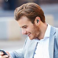 Earbud Konduksi Tulang Mini Peredam Kebisingan X55 Terbaru 2026, Terlaris, BT5.3, Daya Tahan Baterai Lama, Layar Digital