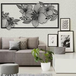 Art mural en métal unique fait à la main avec des motifs floraux pour les espaces de bureau d'intérieur à la maison ou le but de cadeau conçu et les matériaux de qualité supérieure - Product Image 5