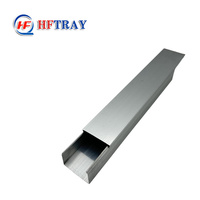 Goulotte de câblage solide en alliage d'aluminium de 100 mm, étanche et antirouille, système de pose de câbles de 60 pièces