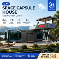 Cápsula Espacial Prefabricada de Diseño Moderno y Lujoso con Sistema Inteligente, Venta al Por Mayor de Fábrica
