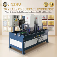 Ligne de finition de surface multi-têtes personnalisable - Polisseuse automatique de table de 200 mm de large avec contrôle PLC