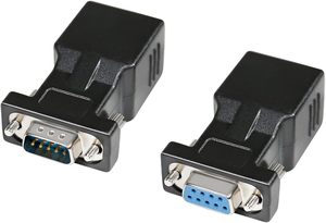 RS232 DB9 9-pin cổng nối tiếp nữ để RJ45 nữ Ethernet Adapter chuyển đổi - Product Image 2