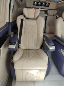Sièges de van VIP électriques chauffants rotatifs OEM de luxe pour tuning MPV VAN RV Carnival Sprinter V250 Metris Alphard Coaster Hiace - Product Image 4