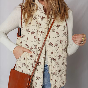 <span class=keywords><strong>Chaleco</strong></span> Acolchado Impermeable para <span class=keywords><strong>Mujer</strong></span>, Estilo Vaquero, Inspirado en el Oeste, con <span class=keywords><strong>Forro</strong></span> de Felpa, 2026 - Product Image 1