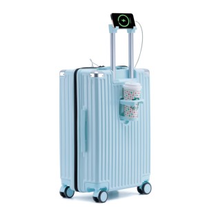 Modern Fashion Luggage Set 20/24/28 Inch <strong>Light</strong> <strong>Weight</strong> 4-Wheel Cloth Handle ABS <strong>Suitcase</strong> Combination Lock Zipper Closure Unisex - Product Image 6