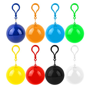Promotional Girls Raincoat Colorful Keychain Design Waterproof Disposable Durable for Outdoor Tours - Product Image 4