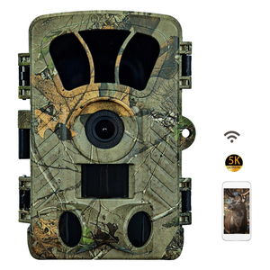 New <span class=keywords><strong>Forest</strong></span> 5K Wifi Cámara de caza 120 ° Gran angular 60MP Rastro de caza Cámara de juego al aire libre con aplicación - Product Image 1