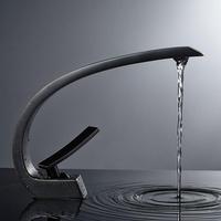 Robinet de cuisine à bec unique pour eau froide et chaude, avec noyau de vanne en céramique, design élégant, pour usage domestique