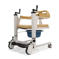 Chaise d'aisance portative de levage de patient d'ascenseur de transfert pour des personnes âgées