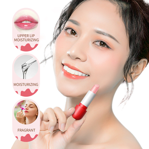 EBUG-Bálsamo labial natural para el cuidado de los <span class=keywords><strong>labios</strong></span>, Bálsamo hidratante para el cuidado de los <span class=keywords><strong>labios</strong></span>, con diseño de fresa, <span class=keywords><strong>aloe</strong></span> <span class=keywords><strong>vera</strong></span>, miel, té verde, Durazno - Product Image 3