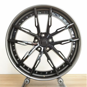 Rines <span class=keywords><strong>de</strong></span> Aleación Forjada Personalizados <span class=keywords><strong>de</strong></span> 21 Pulgadas, <span class=keywords><strong>de</strong></span> Dos Piezas, con ET <span class=keywords><strong>de</strong></span> 20 mm y Acabado Negro para el Nuevo MDX Tipo S - Product Image 3