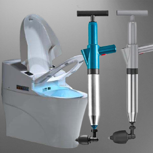 Disotturatore ad alta pressione per WC, sbloccante per tubi con azionamento ad aria compressa, per lavandini, vasche <span class=keywords><strong>da</strong></span> <span class=keywords><strong>bagno</strong></span> e scarichi intasati - Product Image 1