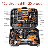 120 pièces outil de réparation domestique ensembles d'outils à main assemblage kits d'équipement professionnel perceuse électrique ensembles d'outils électriques
