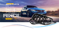 Kit de carrocería de coche, parachoques trasero negro brillante, divisor de labios, faldas laterales, juego de difusor de alerón para BMW X6 G06 2019