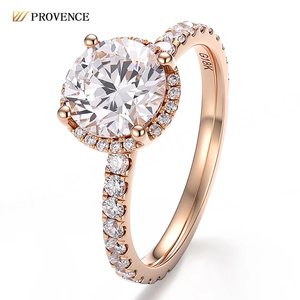 Anillos Personalizables de Plata de Ley 925 con Diamantes Cultivados en Laboratorio con Certificación IGI de 1-3 Quilates para Compromiso y Boda de Mujer - Product Image 1