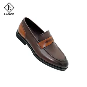 LANCI Men's Gentleman Shoes High Quality Formal Casual Loafers Can Be Customized