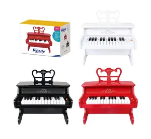 High quality plastic mini electronic toy musical instrument for wholesale kids children baby piano keyboard