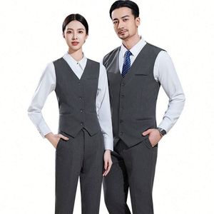 Costumes de mariage pour hommes, coupe ajustée, gilet et pantalon, costumes de travail sur mesure pour femmes, gris clair, styles de costumes de bureau formels pour femmes - Product Image 1