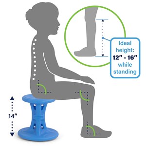 Sgabelli Oscillanti in Plastica Educativi per Bambini con Autismo, Migliorano Concentrazione e Attenzione - Product Image 3