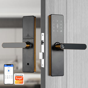 Cerradura Inteligente Digital con Contraseña y Huella Dactilar Color Negro y Dorado de Gran Venta, Cerradura Electrónica Inteligente para Puerta de Casa con Wifi Tuya - Product Image 2